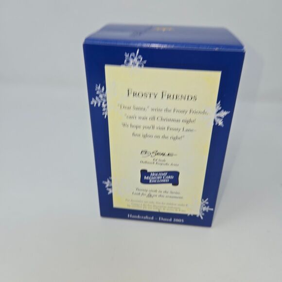 Hallmark Frosty Friends 17 Christmas Ornaments Mostly New in Box 1982-2007 - Picture 3 of 16